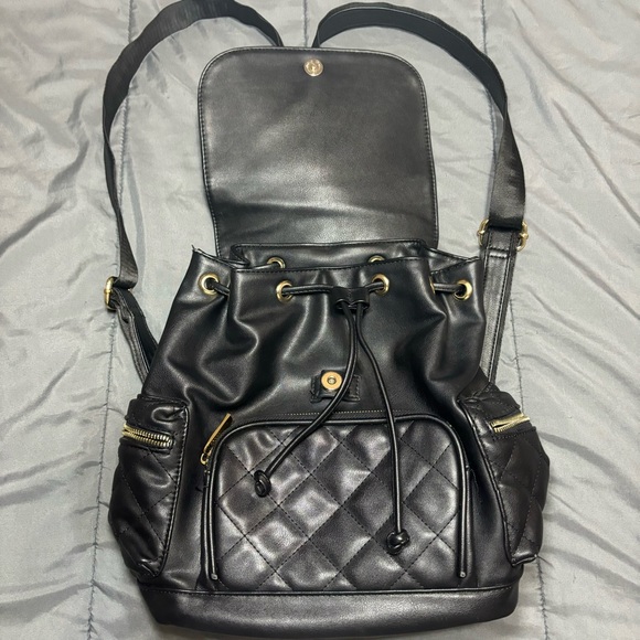 Torrid Quilted‎ Faux Leather Drawstring Backpack - Picture 2 of 12